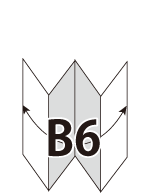 B6�T�C�Y�̐܃��[�t���b�g�쐬�̎Q�l�}