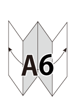A6�T�C�Y�̐܃��[�t���b�g�쐬�̎Q�l�}