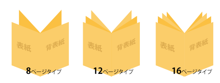 中綴じ冊子スタイルのイメージ画像