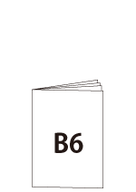 B6サイズの中綴じ冊子